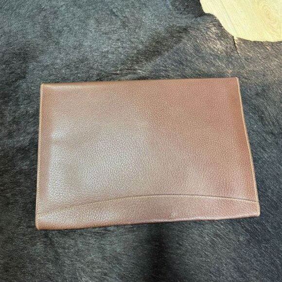 Gucci Brown Leather Document Case - Picture 3 of 8